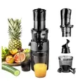 Produktbild: GASTROBACK 40146 Slow Juicer Vita Fresh, perfekt für Smoothies & Säfte, Schwarz