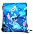 Produktbild: Disney Stitch Turnbeutel Sportbeutel blau Coolpack Größe: 43 x 33 cm