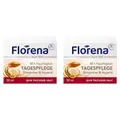 Produktbild: Florena Face Tagespflege Sheabutter Arganöl Gesicht Feuchtigkeitspflege 2x 50 ml