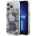 Produktbild: Hello Kitty IML On Bricks Graffiti Hülle iPhone 14 Pro – weiß