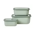 Produktbild: Mepal Multischüssel-Set  3-teilig  Cirqula ¦ grün ¦ Kunststoff ¦ Maße (cm): B: 20 H: 10,5