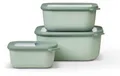 Produktbild: Mepal Cirqula Multischüssel-Set, rechteckig, 3-teilig, hoch, nordic sage