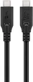 Produktbild: Goobay USB-C Ladekabel USB 3.2 Gen 1 Kabel, USB-C auf USB-C Ladekabel, 60 W, schwarz