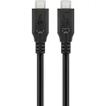 Produktbild: USB-C Ladekabel USB 3.2 Gen 1 Kabel, USB-C auf USB-C Ladekabel, 60 W, schwarz