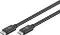 Produktbild: USB 3.0 USB-C Anschlusskabel USB-C Stecker auf Stecker 1m schwarz