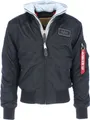 Produktbild: Alpha Industries Herren Bomberjacke MA-1 D-Tec, Farbe:03 Black, Größe:3XL