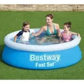 Produktbild: Bestway Fast Set Aufblasbarer Pool Rund 183x51 cm Blau