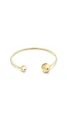 Produktbild: Calvin Klein Offenes Bangles Armband für Damen Kollektion SCULPTURAL BUBBLES in Gelbgold - 35000787