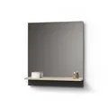 Produktbild: Livinity Badspiegel Timavo, Anthrazit, 60 x 67 cm mit Regal