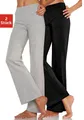 Produktbild: vivance active Jazzpants (2er-Pack) mit leicht ausgestelltem Bein, Loungewear