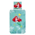 Produktbild: Disney Arielle die Meerjungfrau Kinder/Mädchen Bettwäsche 80x80 + 135x200 cm