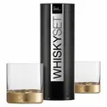 Produktbild: Eisch Whiskyglas 2er Set Gold Rush, Whiskybecher, Kristallglas, Gold, 400 ml