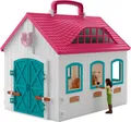 Produktbild: Schleich® Spielwelt HORSE CLUB, Offenstall -Kleines Hufeisen (42703), Made in Europe
