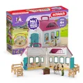Produktbild: SCHLEICH Horse Club | Offenstall Kleines Hufeisen 42703 | Set inkl. Stall, 2 Pferde, bewegliche Mädchenfigur & Zubehör | tolles Geschenk für Mädchen und Jungen | Spielzeug ab 5 Jahren | 60 Teile