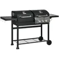 Produktbild: Outsunny - Grillwagen - 161L x 53B x 101H cm - schwarz