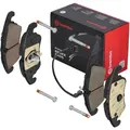 Produktbild: BREMBO Bremsbelagsatz, Scheibenbremse vorne rechts links mit Zubehör für SKODA VW SEAT (FAW) (SVW) AUDI 8K0698151L 8R0698151A 4G0698151L P 85 145
