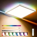 Produktbild: LED Deckenleuchte Dimmbar mit Fernbedienung, 24W 2500LM 3000-6500K RGB LED Decke