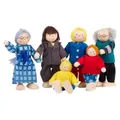 Produktbild: Goki SO218 Biegepuppen City-Familie, nachhaltige Holzfiguren, Holzpu (US IMPORT)