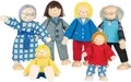 Produktbild: Biegepuppen City Familie | Deutsch (2019) | H= 9-11 cm, Holz, 6 Teile, per Set