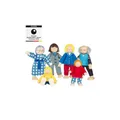 Produktbild: Biegepuppen-Familie, 6-teilig, ca. 9-11 cm