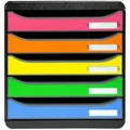 Produktbild: Exacompta 309798D 1x BIG-BOX PLUS mit 5 offenen Laden - Harlekin|