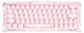 Produktbild: Magnetische Gaming Tastatur Hall Effekt GravaStar Mercury V60 Crystal Rose