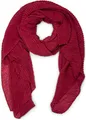 Produktbild: styleBREAKER Damen Schal fein gekreppt | Leichter Plissee-Schal für stilvolle Looks | Elegantes Halstuch mit fließenden Falten | Modisch Vielseitig & Angenehm weich | 96 x 192 cm, Farbe:Weinrot