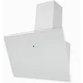 Produktbild: Dunstabzugshaube 60 Cm Wandhaube Kopffreie Schräghaube Glas Weiß Led Respekta