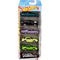 Produktbild: Hot Wheels Fast & Furious Spielzeugautos, Set aus 5 Die-Cast-Fahrzeugen im Maßstab 1:64, inspiriert von und bekannt aus der Filmreihe, JDR19