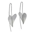 Produktbild: Ernstes Design Ohrringe E241 Herz aus Edelstahl Hänger mattiert Ohrhänger