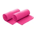 Produktbild: Wohndecke Polar-Fleece, wometo, OEKO-TEX®, 2 Fleecedecken mit Kettel-Rand & Anti-Pilling