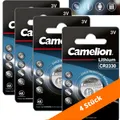 Produktbild: 4 x CR 2330 3V Lithium Batterie 2330 Knopfzelle 260mAh ø23 x 3,0mm von Camelion