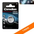 Produktbild: 1 x CR 2330 3V Lithium Batterie 2330 Knopfzelle 260mAh ø23 x 3,0mm von Camelion