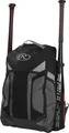 Produktbild: Rawlings R200G Rucksack Ausrüstungstasche, Jugend-Baseball und Softball, Grau