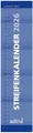 Produktbild: 2026 ADINA Streifenkalender XL blau 64x15cm Monatskalender