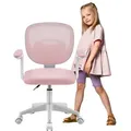 Produktbild: MARK ADLER Junior 3.0 | Kinder Schreibtischstuhl Ergonomischer Kinderdrehstuhl | Fußablage | Sitztiefe einstellen | Rosa - Rosa