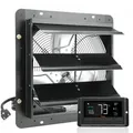 Produktbild: VEVOR Abluftventilator, 356 mm,Temperatur-Feuchtigkeitsregler, EC-Motor, 1024 CFM, Wandlüfter mit variabler Geschwindigkeitsregelung zur