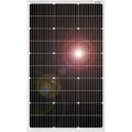 Produktbild: Solarpanel 100W 18V MonokristallinHohe Leistung Für 12V Kfz Batterie, AGM, Ge...