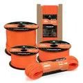 Produktbild: Kamu Synber 550 Paracord 4mm 15m Typ III Schnur 7 Stränge Nylon Seil Fallschirmschnur für Basteln, Outdoor, Camping, Survival | Tragkraft 250kg | Orange