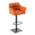 Produktbild: CLP Barhocker, Orange, Textil, 64x88x45 cm, Esszimmer, Barmöbel, Barhocker