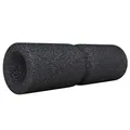 Produktbild: GORILLA SPORTS® Faszienrolle - mit Umlaufrille, 38 cm, Hochdichter Schaumstoff, Schwarz - Foam Roller, Massagerolle, Schaumstoffrolle für Rücken, Beine, Wirbelsäule, Tiefengewebe, Massage, Yoga