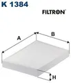 Produktbild: FILTRON K1384 Filter für Innenraumluft Innenraumfilter Filter Innenraum