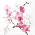 Produktbild: Servietten Lunch 33 x 33 cm 3-lagig 20 Servietten Orchid Orchideen