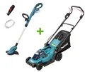 Produktbild: Makita Set DLM330Z 18V Akku-Rasenmäher mit DUR181Z 18V Akku-Rasentrimmer 18V