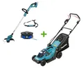 Produktbild: Makita Set DLM330Z 18V Akku-Rasenmäher mit DUR193Z 18V Akku-Rasentrimmer 18V