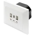 Produktbild: Digitus DA-70618  USB-Ladesteckdose  mit USB  Weiß