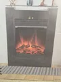 Produktbild: El Fuego Elektrokamin Tessin Heizung schwarz Kamin 900/1800 W regelbar
