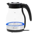 Produktbild: Camry Wasserkocher CR 1300 Glas-Wasserkocher 1,7 Liter, Glaskessel mit LED-Beleuchtung, Edelstahl