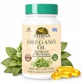 Produktbild: Athina® Oregano Öl Vegan Bio 1 x 60 Kapseln I 100 mg Athina® Wildes Berg Oregano Öl I Origanum vulgare hirtum aus Griechenland I 80% Carvacrol I Reine & natürliche Zutaten
