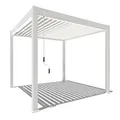 Produktbild: Weide Classic | Pergola Aluminium freistehend | 3 x 3 M | Lamellendach weiß